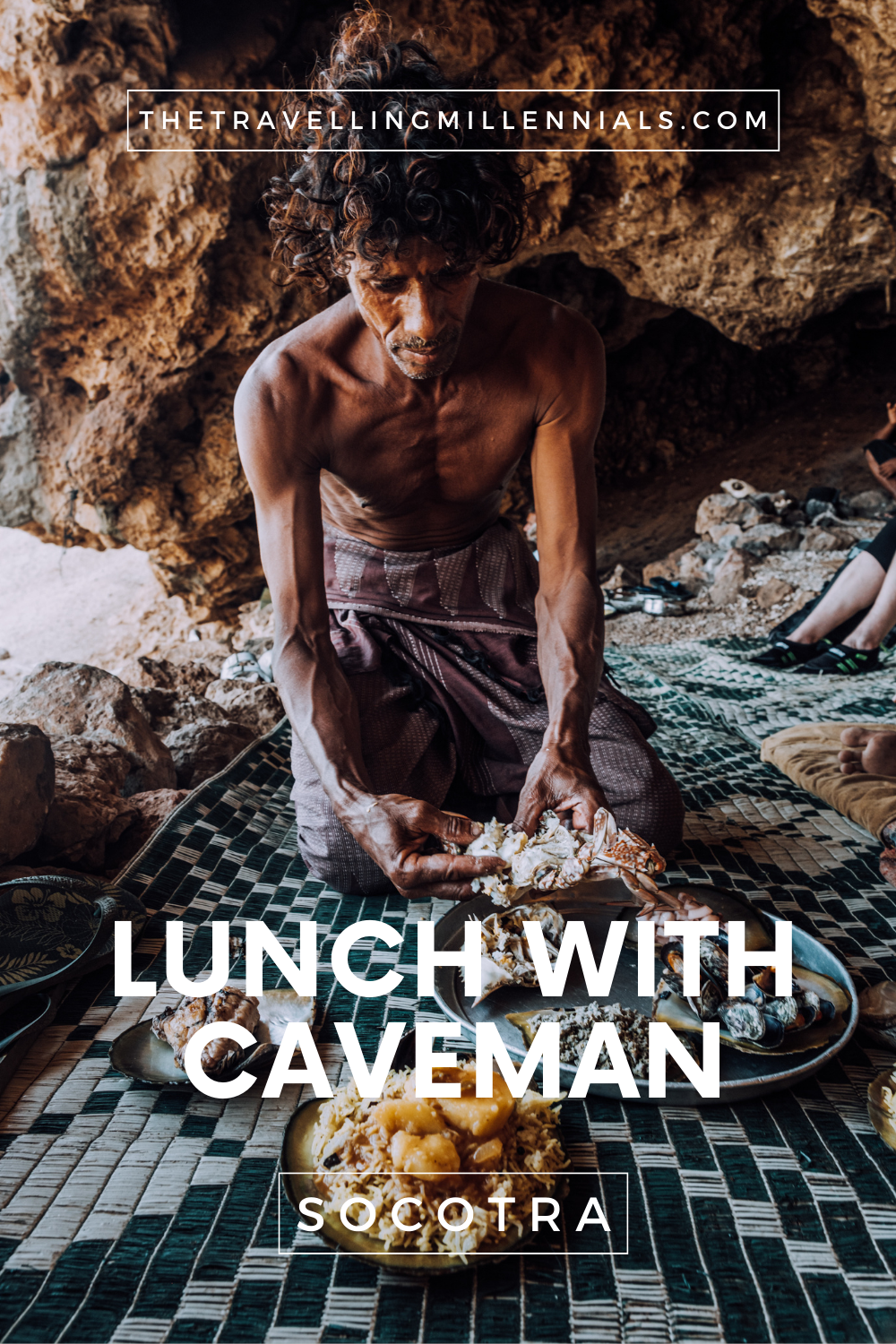 Lunch with Caveman in Socotra