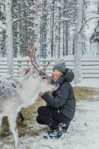 Day Among Reindeer - Visiting Reindeer Farm in Lapland